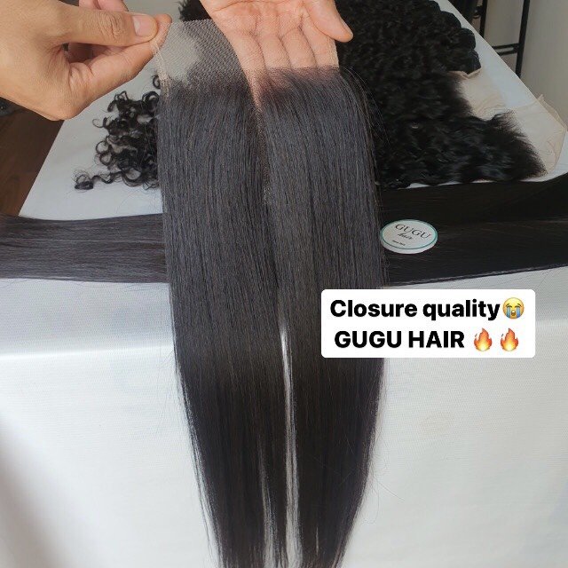 hot selling products 2024 vietnamese raw hair bone straight super double drawn raw hair with 4x4 5x5 6x6 hd lace closure