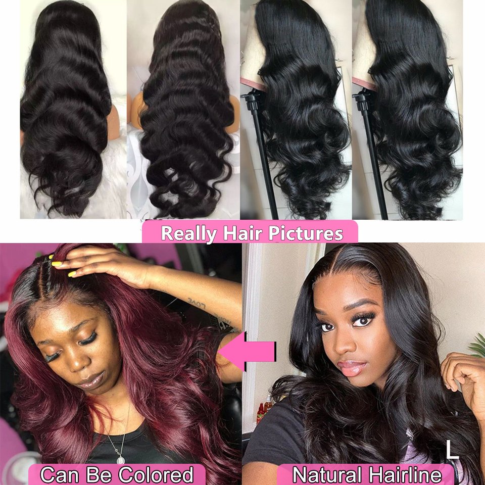 Raw Brazilian Natural Human Hair Wigs For Black Women 13X6 Hd Human Hair Lace Front Wig Body Wave Hd Lace Frontal Wig Human Hair