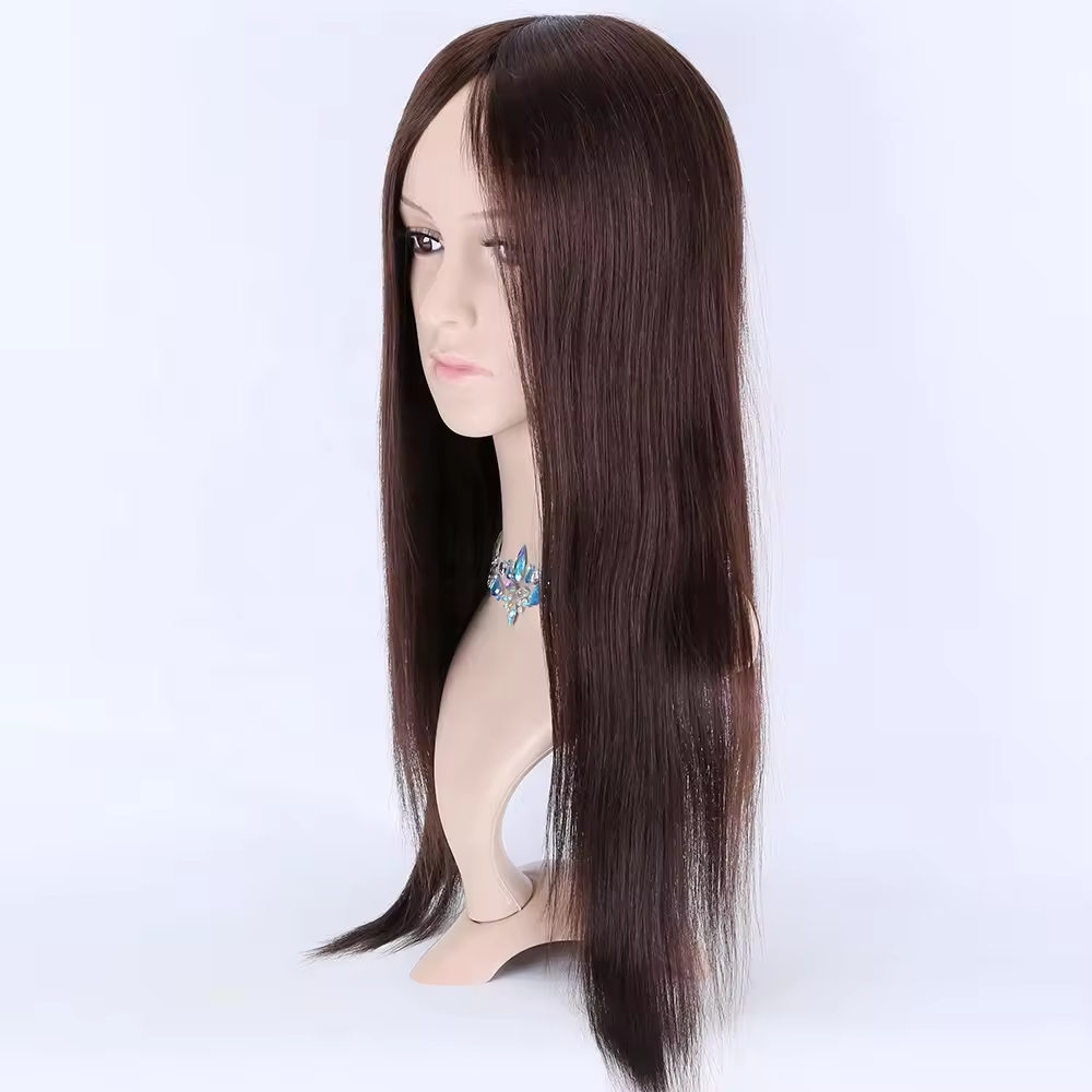 Silk Top Full Lace Wigs Human Hair Transparent Swiss Lace European hair medical wigs