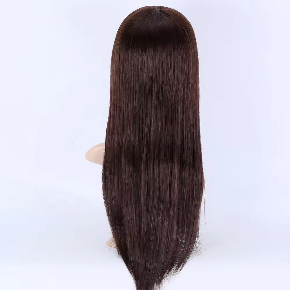 Silk Top Full Lace Wigs Human Hair Transparent Swiss Lace European hair medical wigs