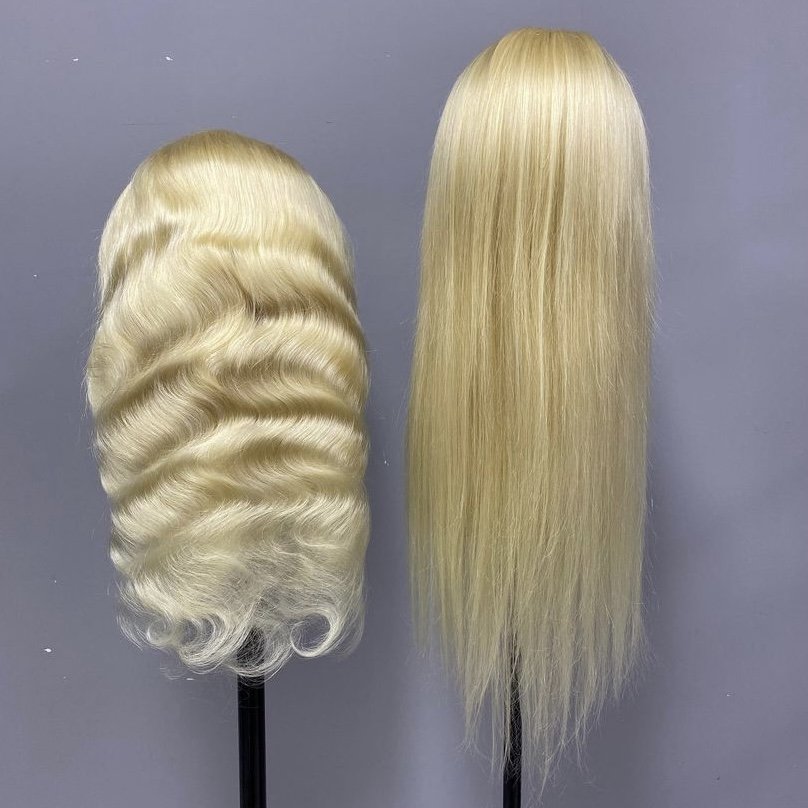 ZSF 613 Color Human Hair Wig Wholesale Lace Frontal Wig Brazilian Virgin Cuticle Aligned Silky Straight Human Hair Extension