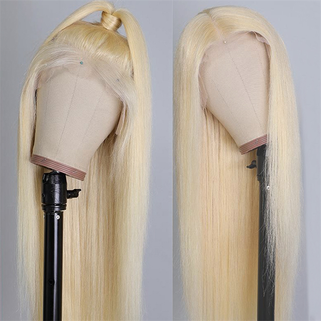 ZSF 613 Color Human Hair Wig Wholesale Lace Frontal Wig Brazilian Virgin Cuticle Aligned Silky Straight Human Hair Extension