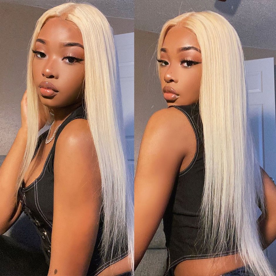 ZSF 613 Color Human Hair Wig Wholesale Lace Frontal Wig Brazilian Virgin Cuticle Aligned Silky Straight Human Hair Extension