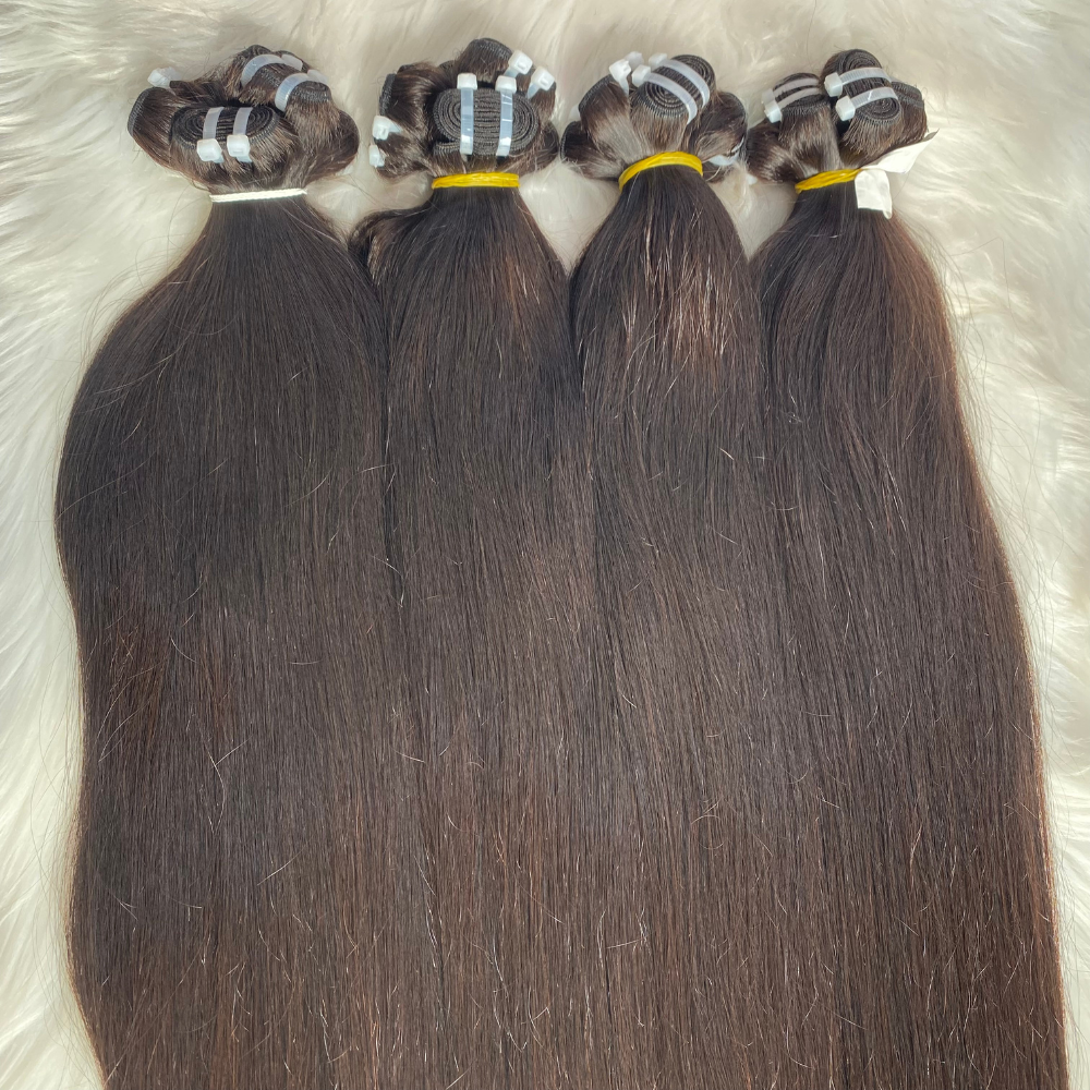 Brown Coffee Straight Virgin Hair Bundles Unprocessed Vietnamese 100% NaturaL Human Hair Wholesale Factory Price