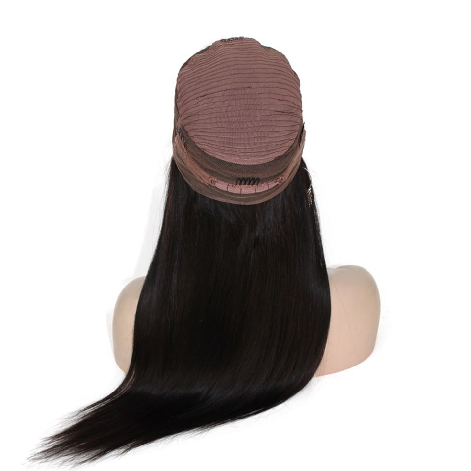 Cheap 360 Lace Frontal Wig Burmese Straight Hair Pre plucked Lace Front Human Hair Wigs For Black Women With Baby Hair 360 Wig