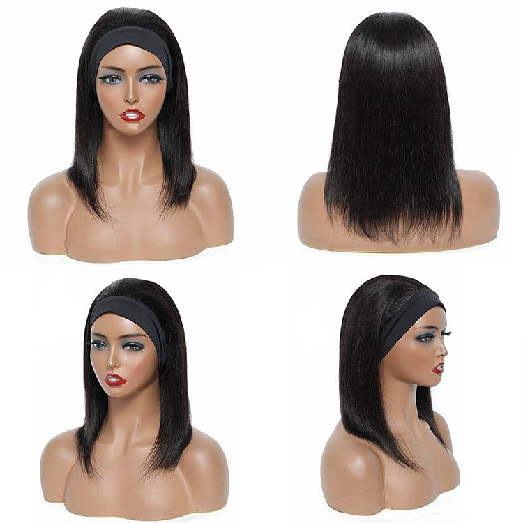 8-14'' Bob Wig Silky Straight Unprocessed Short Human Hair Bob Wig Brazilian Cuticle Aligned HD Lace Frontal Bob Human Hair Wigs