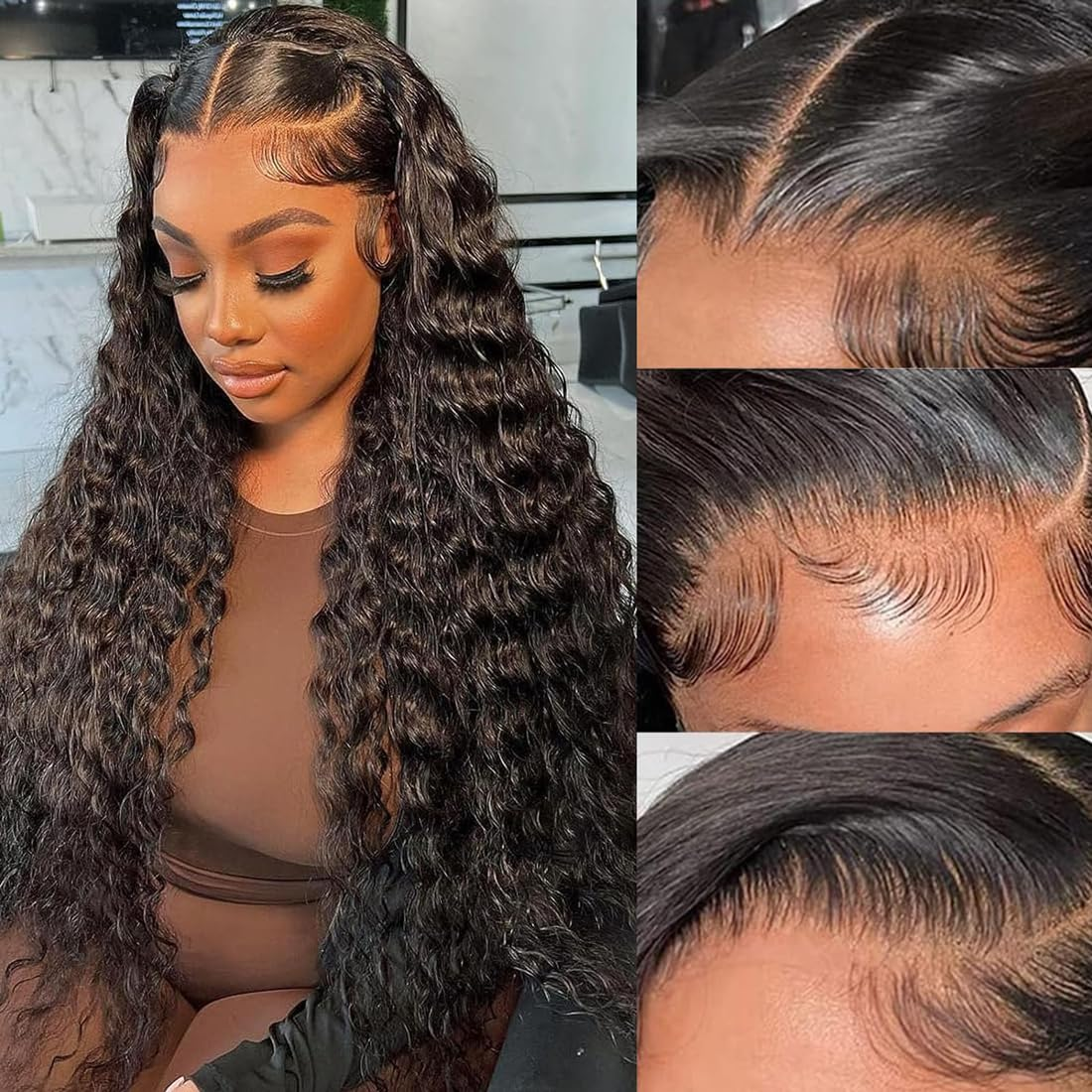 Undetectable Invisible Ready To Wear 13x4 Glueless Full Hd Lace Wigs Human Hair Pre Plucked Wear And Go Glueless Human Hair Wigs