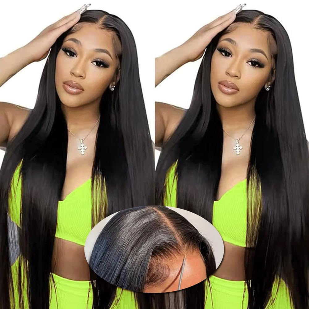 Undetectable Invisible Ready To Wear 13x4 Glueless Full Hd Lace Wigs Human Hair Pre Plucked Wear And Go Glueless Human Hair Wigs