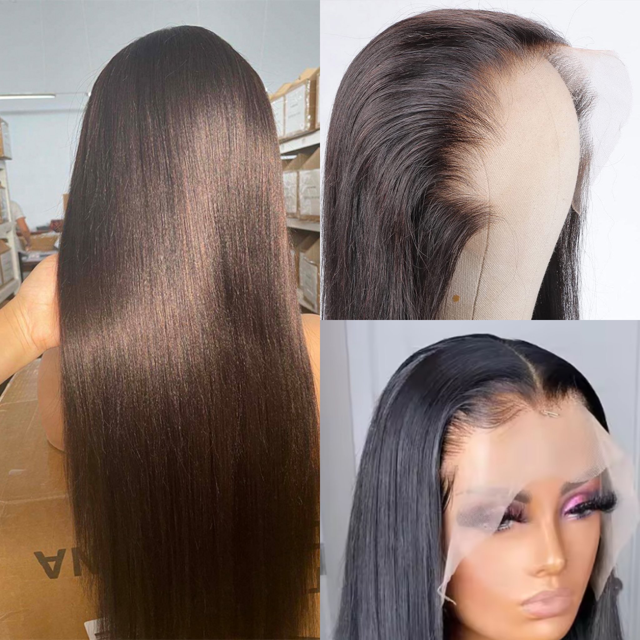 Wholesale Cheap Virgin Brazilian Cuticle Aligned Transparent Hd Lace 100% Natural Lacefront Wigs Human Hair For Black Women