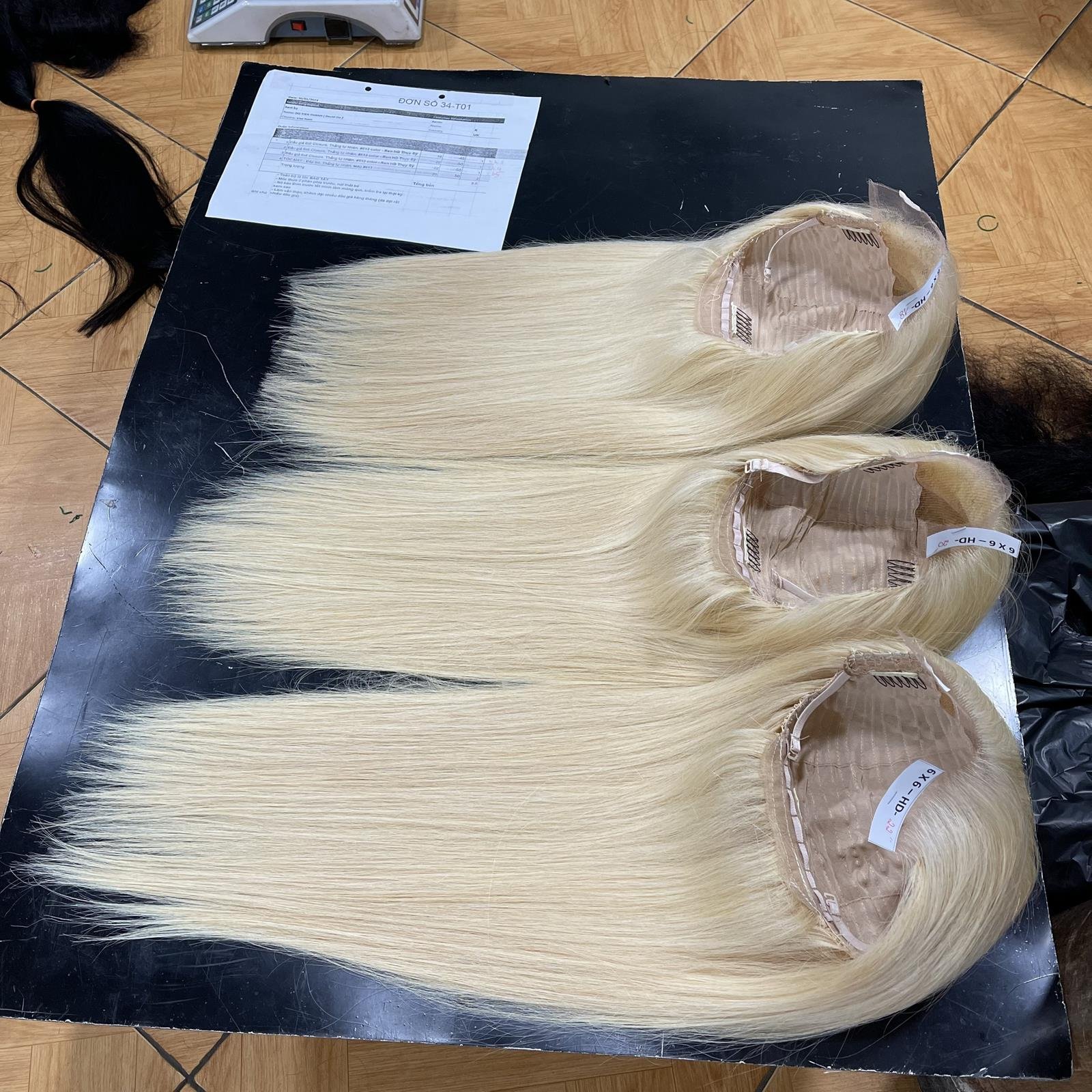 Transparent HD 13x6 Straight Virgin Brazilian Human Hair Lace Front Wig 613 Blonde Human Hair Wig 40 Inch Long For Black Women