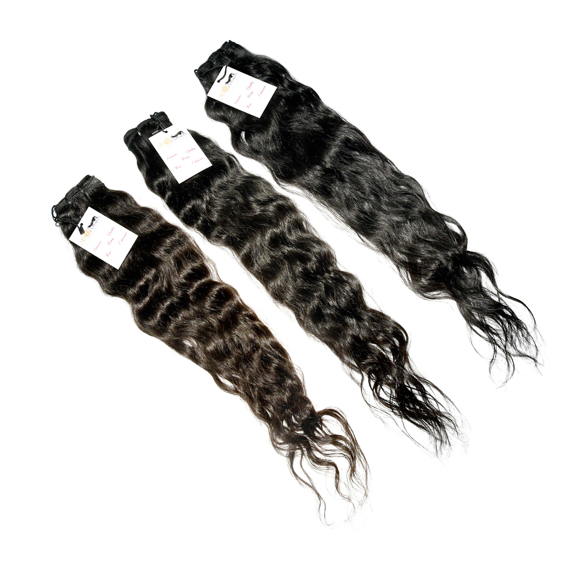 Best wholesale price and high quality Raw Indian Temple hair bulk deep wave100% natural color from Indian manufacturer hair