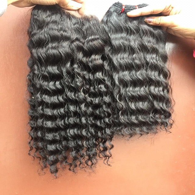 REMY RAW 100 Human Hair Bundle Extension Raw Indian Remy Natural Vendor DHL Top Style Wave Color Double Weight Material Silky