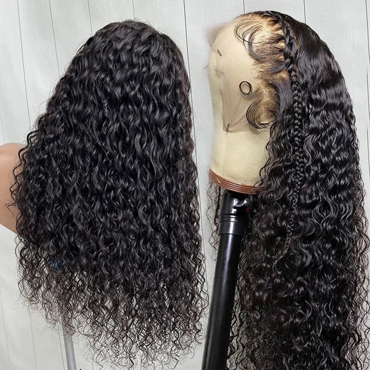Raw Indian Hair HD Lace Front Wig,Virgin Cuticle Aligned 100% Glueless Full Lace Human Hair Wig,Lace Frontal Wig For Black Women