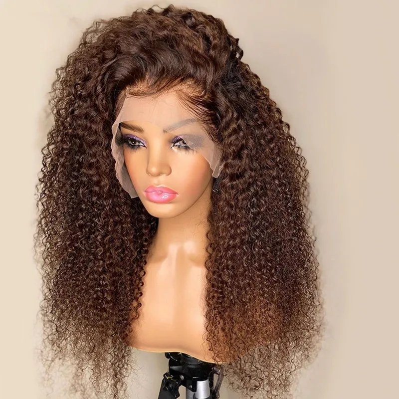 13x4 Lace Front Human Hair Sassy Human Hair Wigs Natural Color Jerry Curly Wig For Black Women Remy hair wig