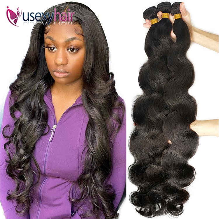 12A Grade Wholesale 32 34 36 38 40 inch body wave virgin human hair bundles cambodian cuticle aligned raw Indian hair weaving