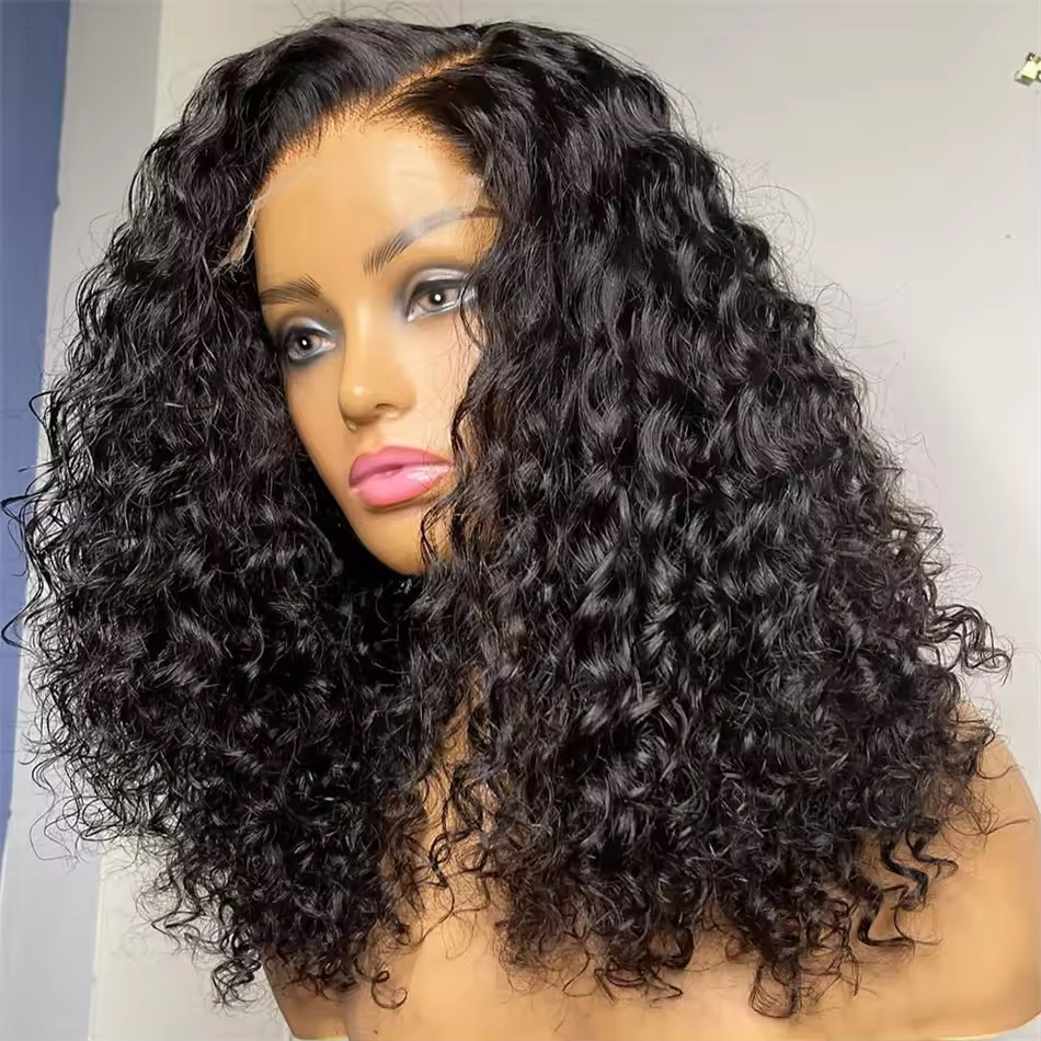 Wholesale Glueless Brazilian Raw Virgin Wig Curly Full Hd Lace Front Brow Wigs Double Drawn 100% Human Hair For Black Women