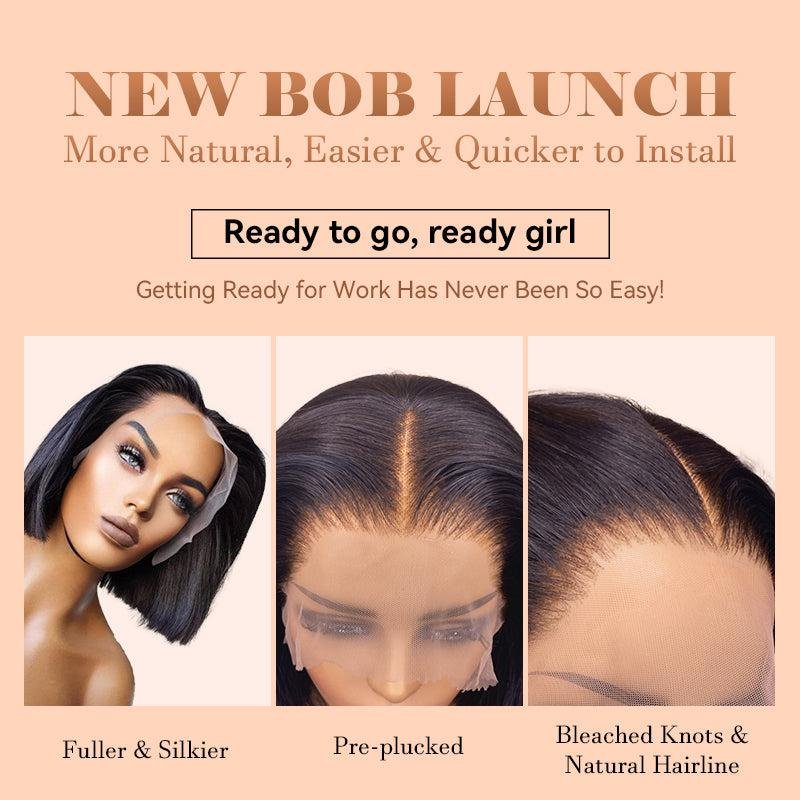 Hot Selling Lace Wavy Cheap Bob Wig,10-12 Inch Brazilian Hair Lace Front Wig,Virgin Remy 100% Real Human Hair Wig
