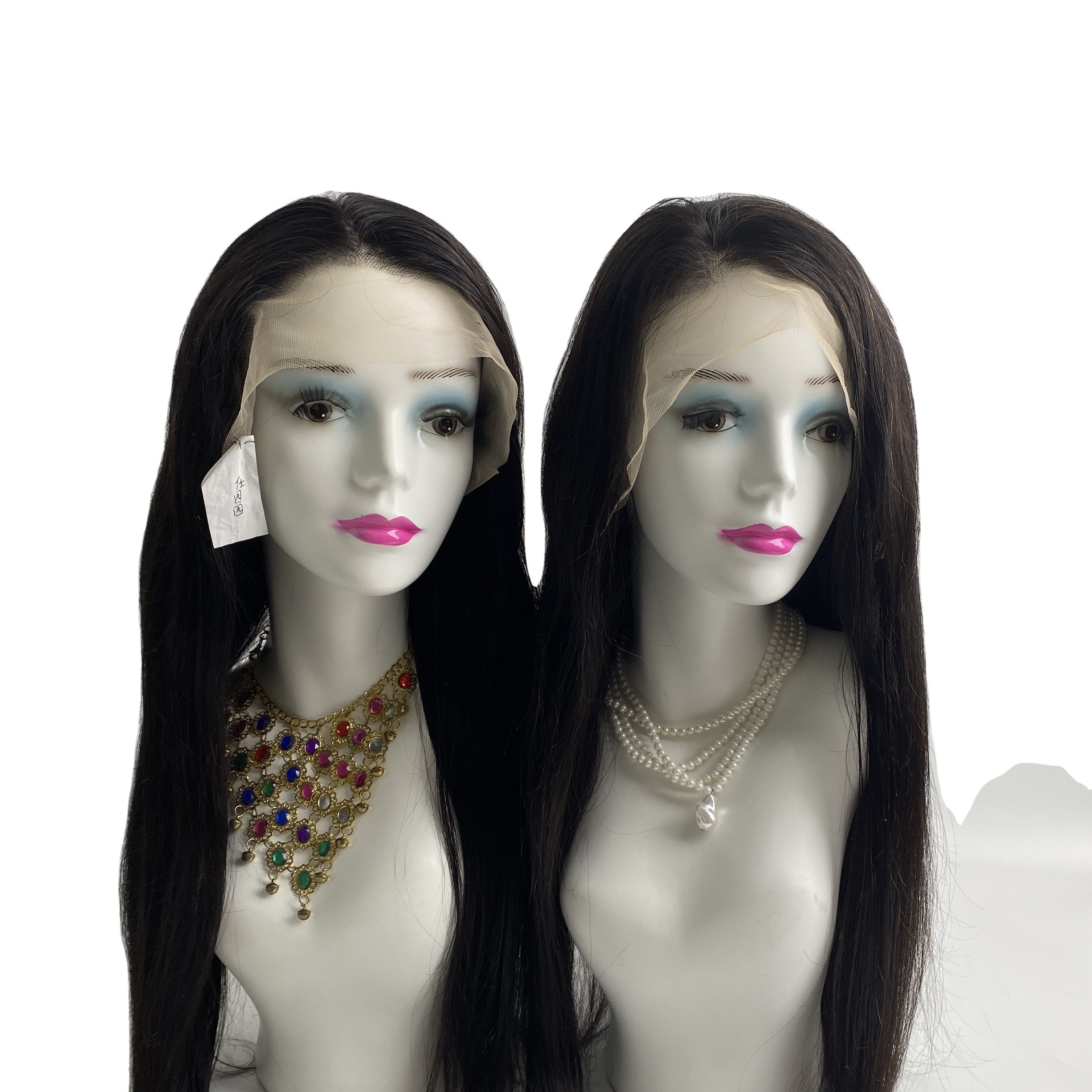 Highlight Brown Color Straight Lace Wig 13x4 Lace Front Wig Honey Blonde Human Hair Wigs