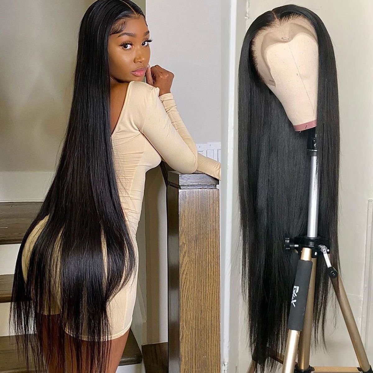 Peruvian Lace Front Wigs Natural Curly Full Lace Human Hair Wig For Black Women Glueless Cuticle Aligned Lace Frontal Wigs