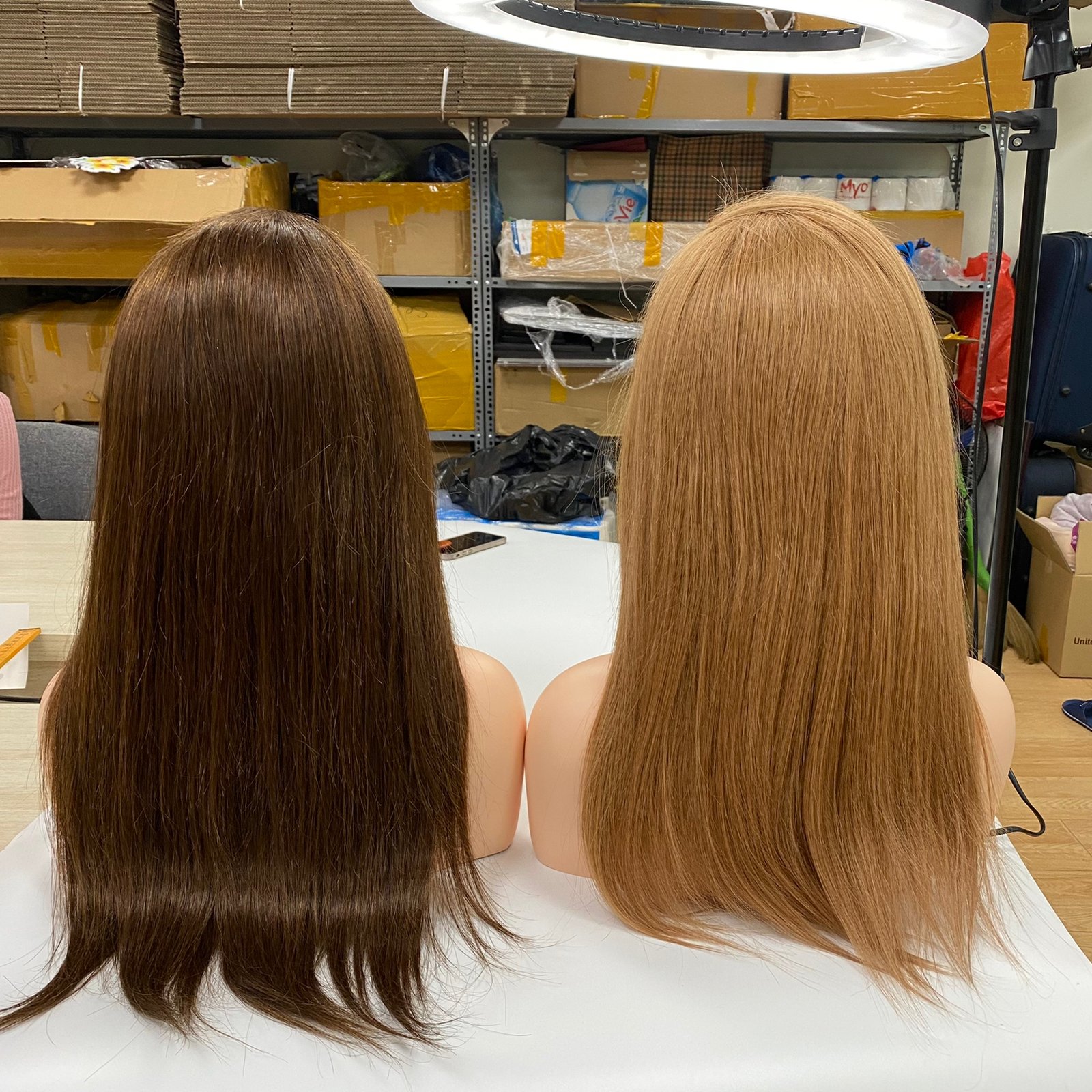 Wigs Luxury Quality Virgin Remy hair HUMAN HAIR EXTENSION in Vietnam Factory