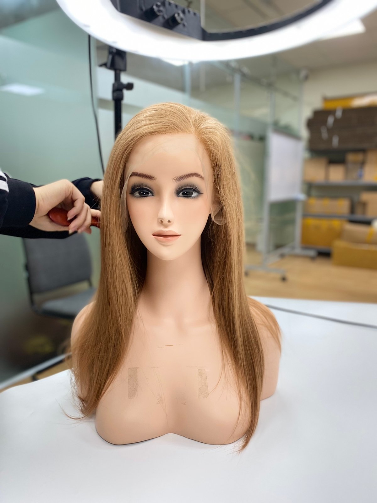 Wigs Luxury Quality Virgin Remy hair HUMAN HAIR EXTENSION in Vietnam Factory