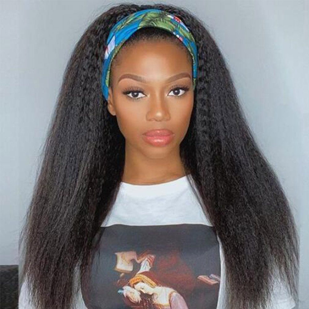 Best cuticle aligned virgin cheap remy natural virgin hair wigs,brazilian wholesale 100% human hair for black women headband wig