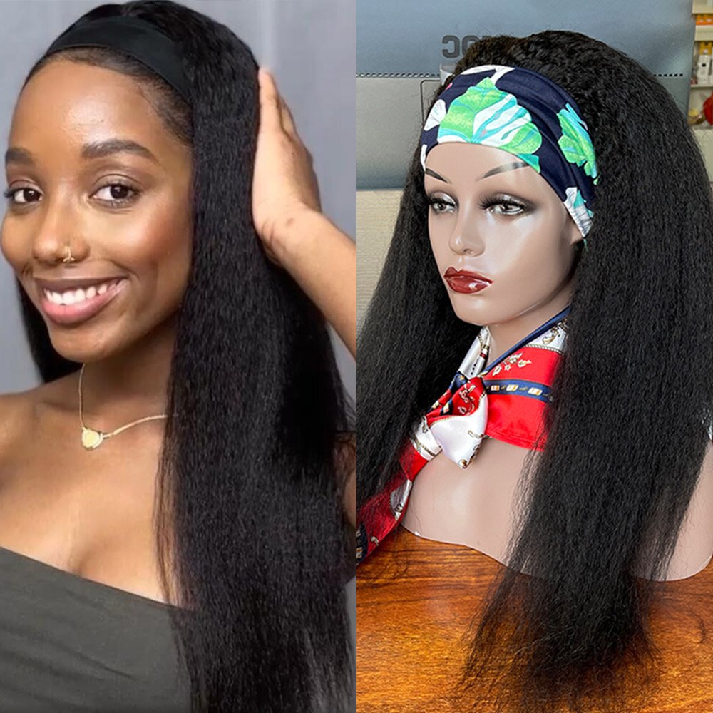 Best cuticle aligned virgin cheap remy natural virgin hair wigs,brazilian wholesale 100% human hair for black women headband wig