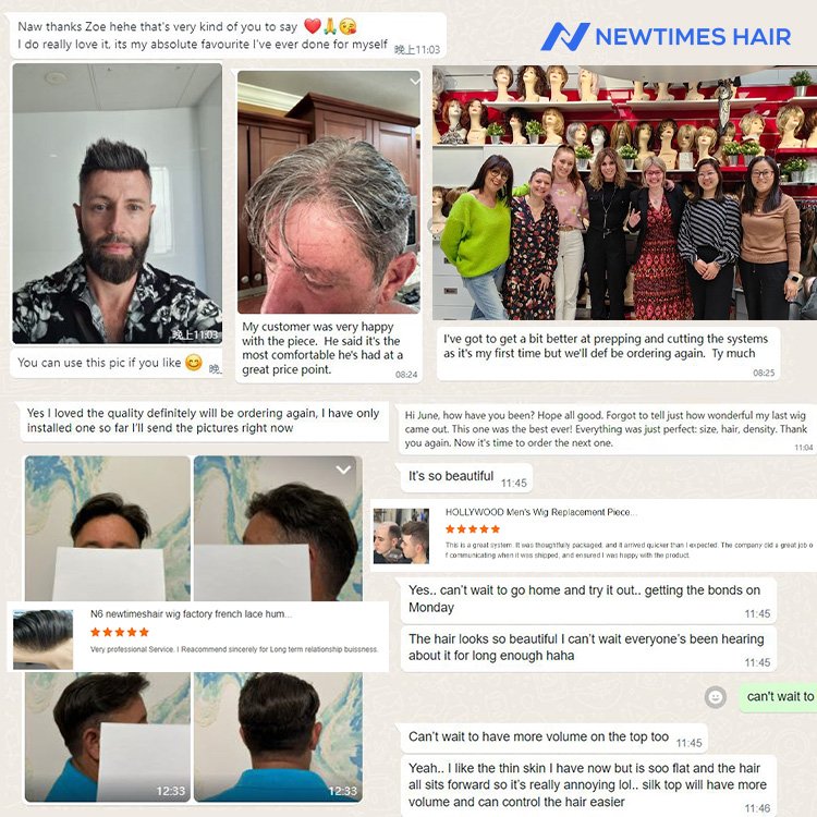 P1-3-5 Fine Mono With PU Lace Front Mens Human Hair Toupee Hair Replacement