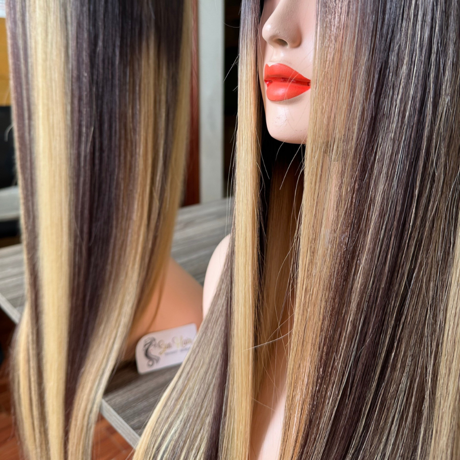 2024 Best Selling 100% Virgin Human Hair Extensions High Quality Women's Wigs 200% Density 2x6 Lace Closure Light Colors Blonde