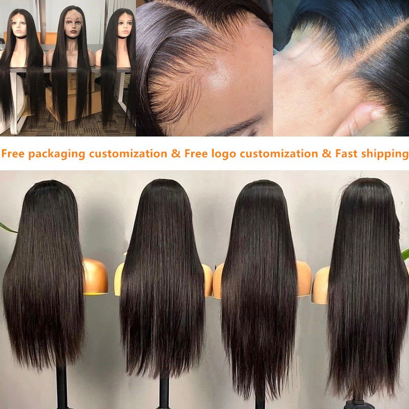 Wear And Go Human Hair Wig 5x5 Hd Lace Frontal Cuticle Aligned Hair Indian Wigs, Glueless HD Lace Frontal Wigs For Black Women