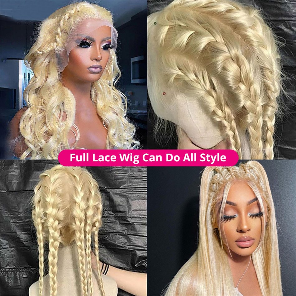 Cheap 613 HD 360 Lace Frontal Wig Vendor Brazilian Virgin Hair Blonde Braided Wigs Human Hair Lace Front Wigs For Black Women