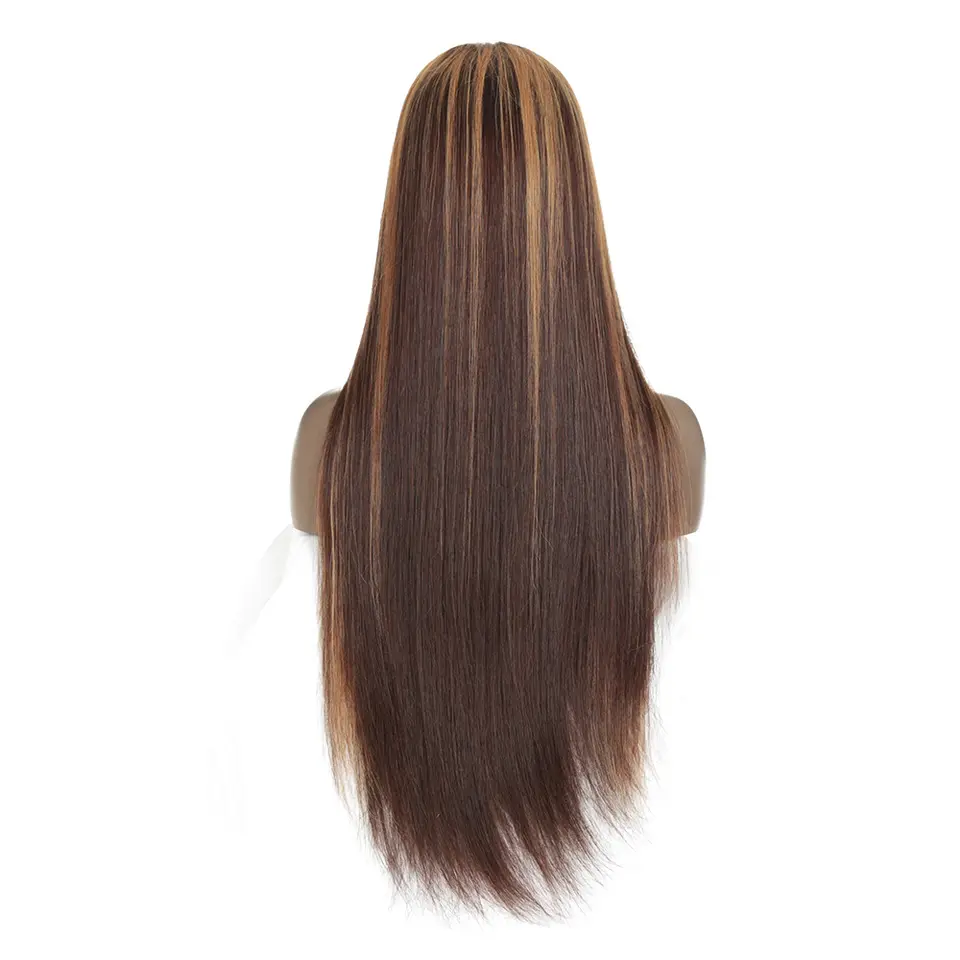 LINDAL lacefront blonde free samples brown highlighted vietnamese ombre long women brazilian alayage unprocessed human hair wigs