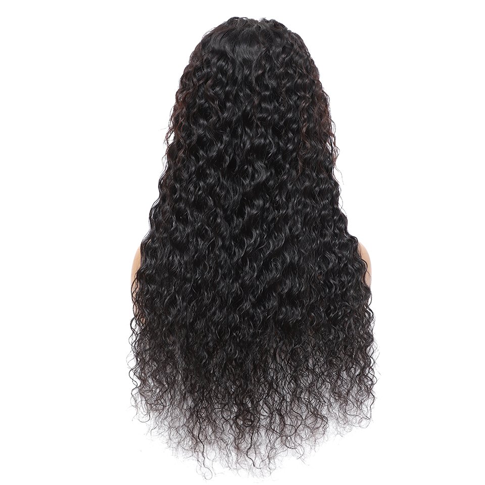 Raw Indian Virgin Human Hair Lace Front Wigs 5x5 Lace Closure Wigs Human Hair Water Wave Natural Human Hair Wigs For Black Women