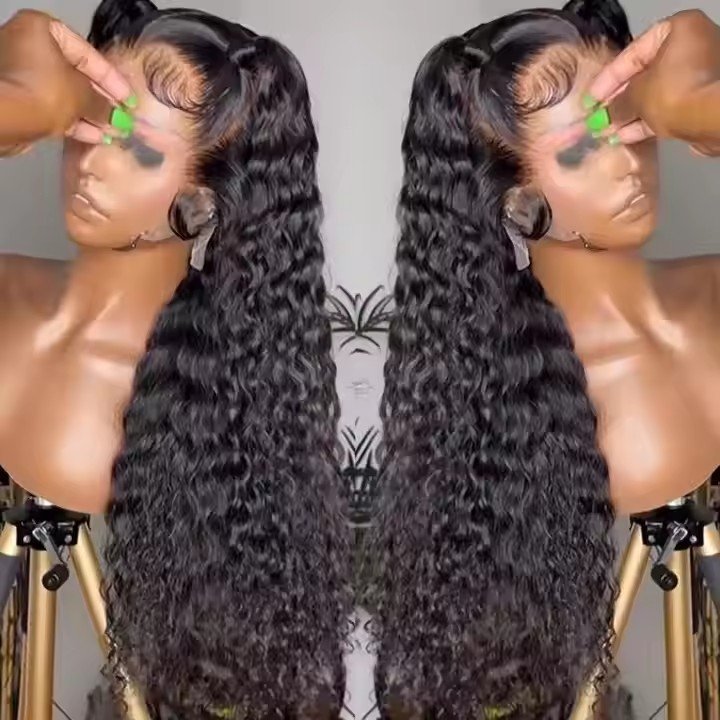 Wholesale 12A Cuticle Aligned Raw Brazilian Human Hair Wigs 13x4 Lace Front Wig for Black Women HD Full Lace Frontal Wig