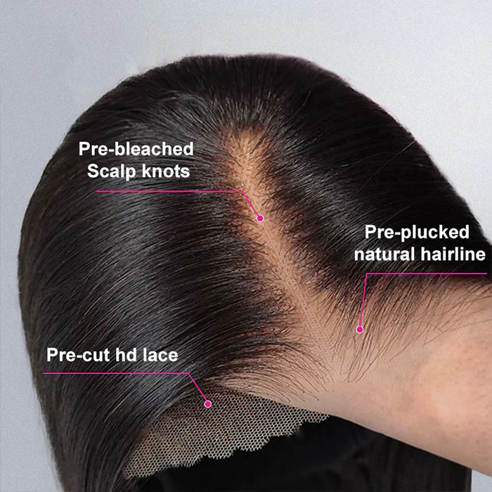 Cheap Swiss Lace Front Wigs For Black Women Brazilian Hair Silky Straight Full Lace Human Hair Wigs Hd Lace Frontal Wig Vendor