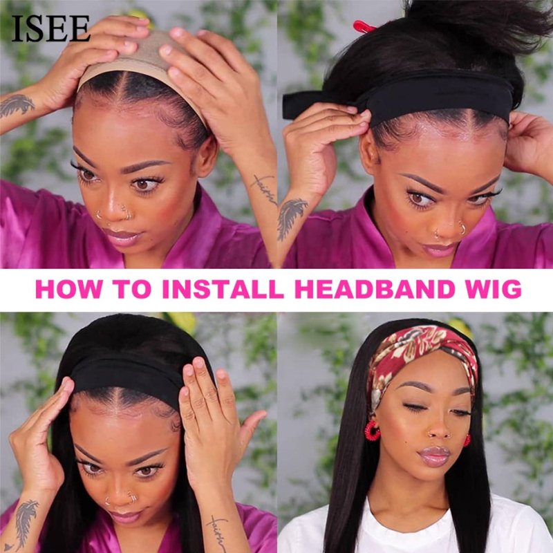 ISEE HAIR Wholesale Brazilian Straight Wigs for Black Women, Lace Front Human Hair Wigs Glueless Pre plucked Ready To Ship