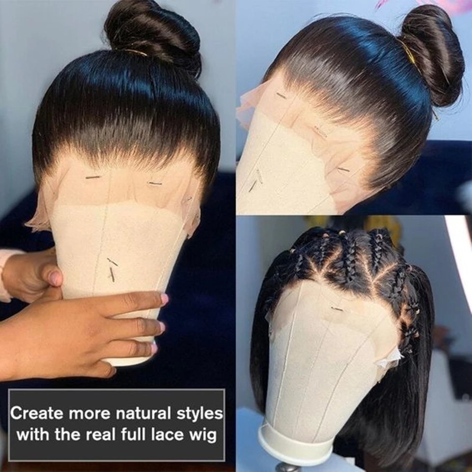 360 Lace Wigs Vendor Women Human Hair Wigs 360 Full Lace Frontal 100 Virgin Human Hair 360 Naturelle Swiss Lace Frontal Wig