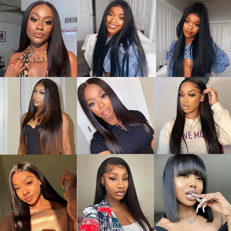 Virgin 100% Human Natural Hd Swiss Lace Front Wig Perruque Hd Lace Front Human Hair Wig Transparent 13X6 Hd Lace Frontal Wigs