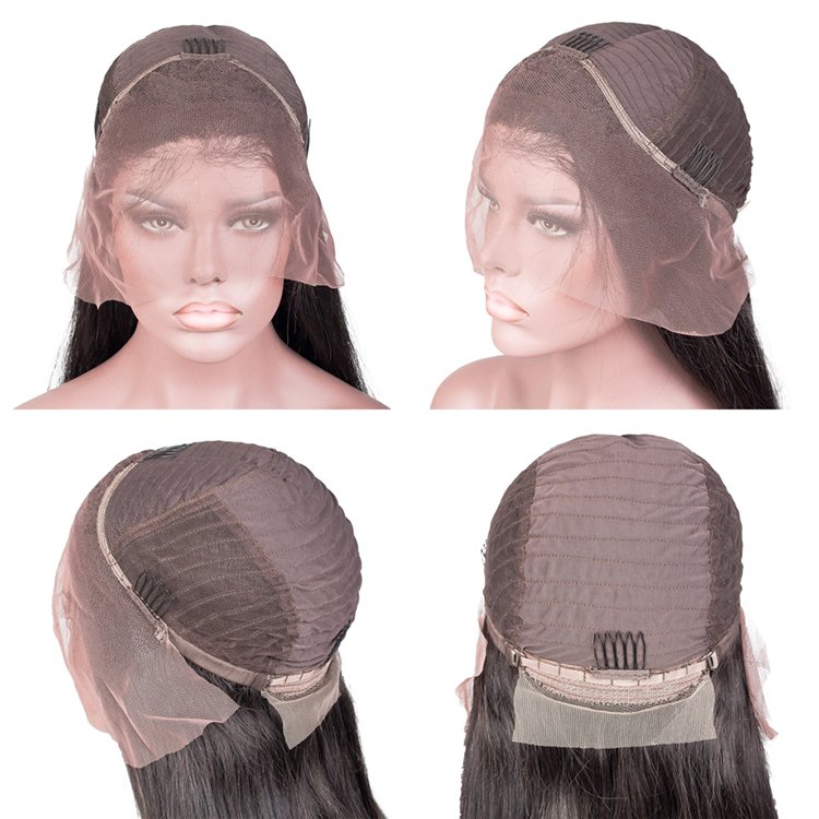 Virgin 100% Human Natural Hd Swiss Lace Front Wig Perruque Hd Lace Front Human Hair Wig Transparent 13X6 Hd Lace Frontal Wigs