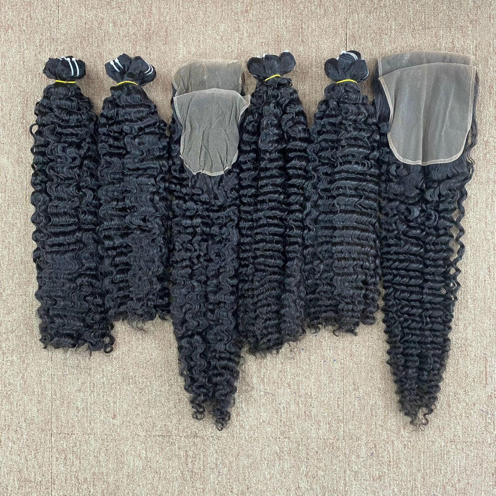Single Donor Multiple donors Burmese Tight Curly Raw Vietnamese Human Hair Cuticle Aligned Hair wholesale price