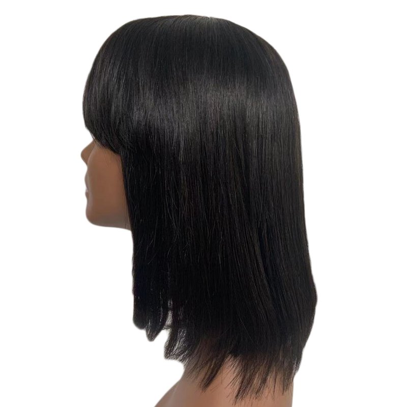 real human hair wigs white women mushroom style wig for white people