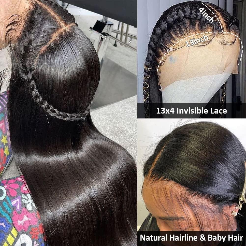 30 40 Inch 12A Raw Indian Hair HD Lace Frontal Wig Vendor Human Hair Lace Front Cuticle Aligned 360 Full Lace Human Hair Wigs