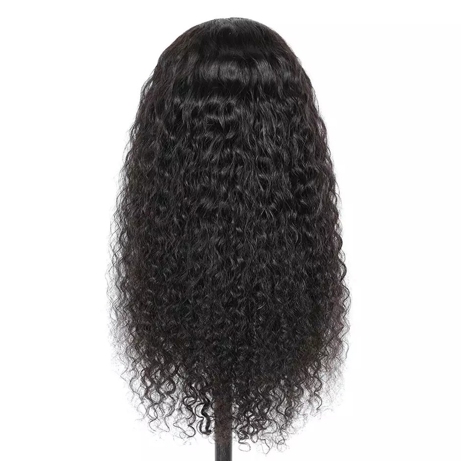 ZSF Human Hair Wig Cheap Water Wave 4*4 Lace Closure Wig Wholesale Brazilian 100% Unprocessed Virgin Hair Wig For Black Women