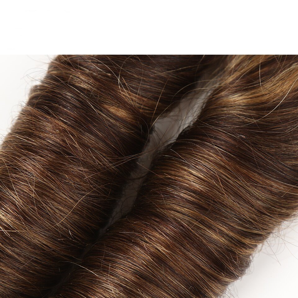 Double Drawn Funmi curly Ombre color 100% vietnamese Human Hair for black women
