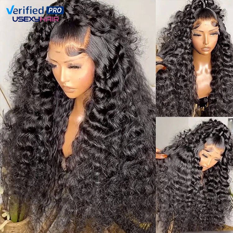 Wholesale Brazilian Human Hair Lace Front Wig,Loose Wave Virgin Hair Lace Wig For Black Women,Pre Pluck Lace Wig With Baby Hair