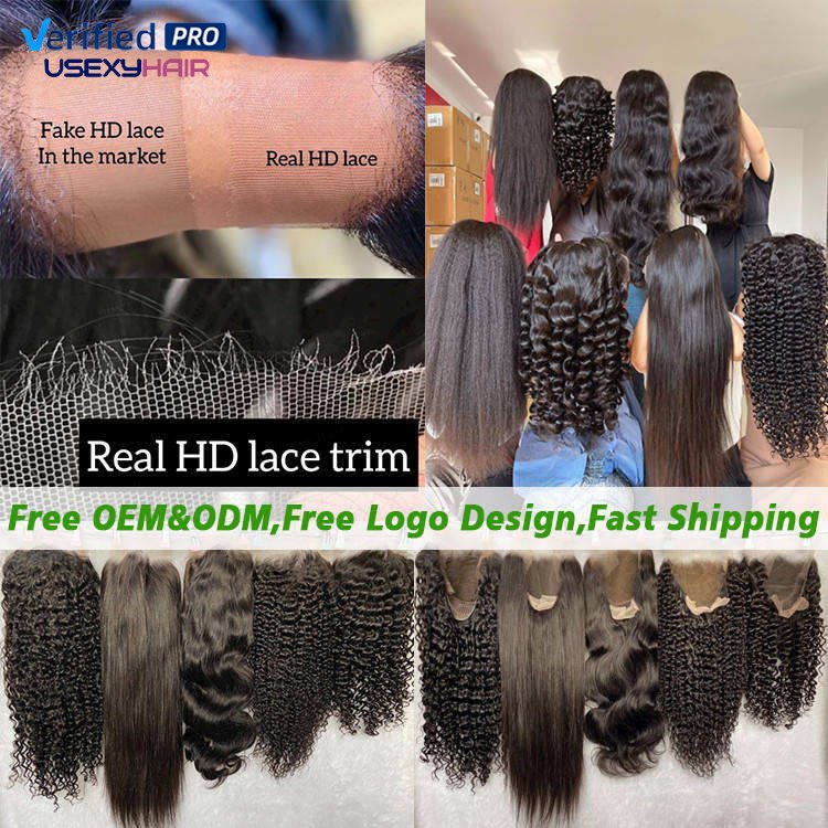 Wholesale Brazilian Human Hair Lace Front Wig,Loose Wave Virgin Hair Lace Wig For Black Women,Pre Pluck Lace Wig With Baby Hair