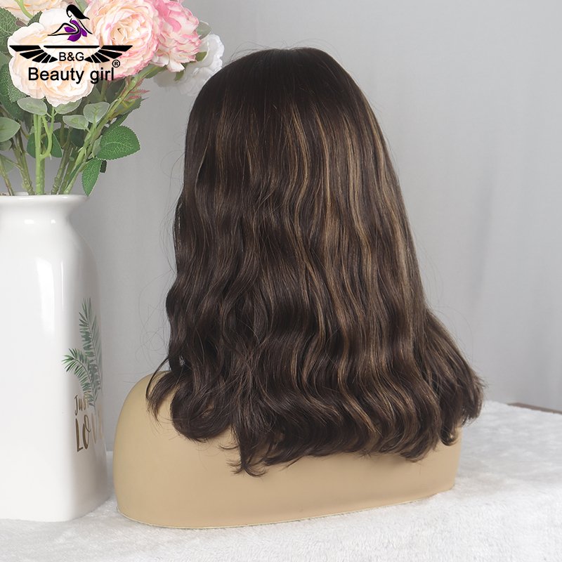 Alopecia Trending Hair Styles Virgin European Human Hair Lace Front Wavy Curly Jewish Medical Wigs For Hair Loss Women