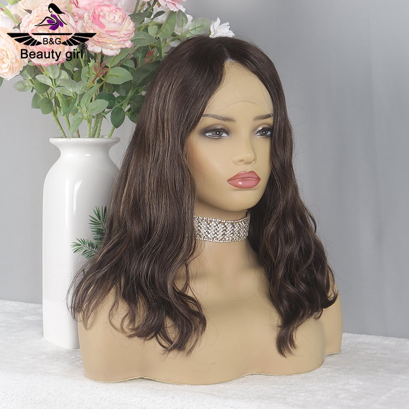 Alopecia Trending Hair Styles Virgin European Human Hair Lace Front Wavy Curly Jewish Medical Wigs For Hair Loss Women