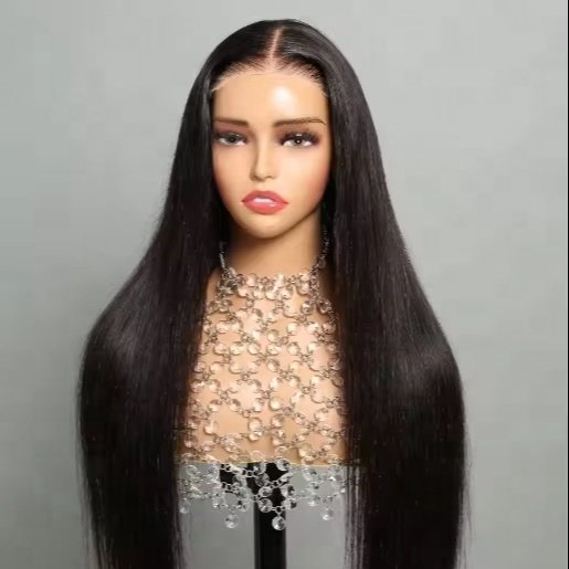 Factory Wholesale Transparent Glueless Full Hd Lace Wigs Straight Frontal Peruvian Hair Wigs Raw Remy Lace Front Human Hair Wig