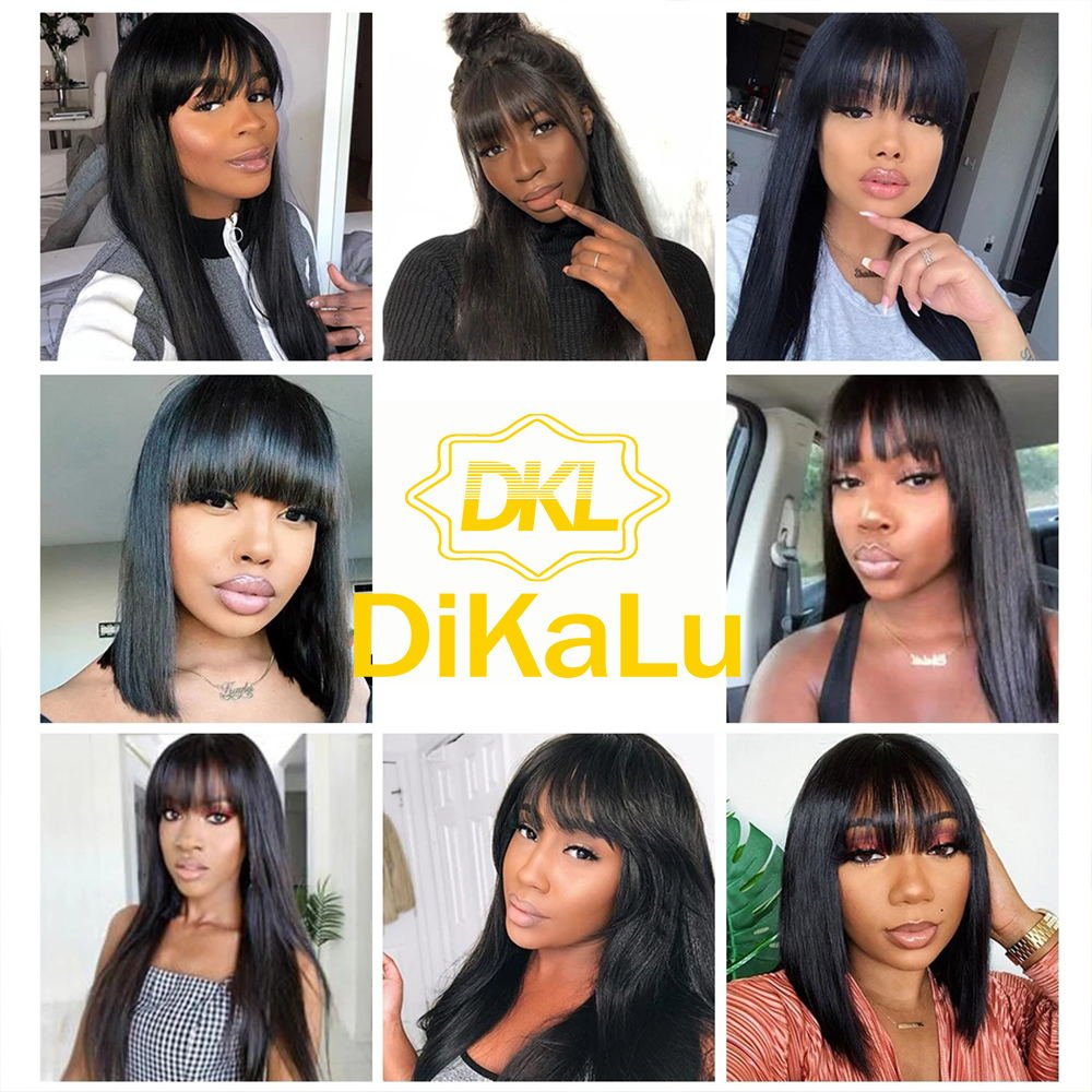 26 28 Inch Straight Lace Front Wig For Black Women Brazilian Straight Frontal Wig 13X4 Transparent Lace Front Human Hair Wigs